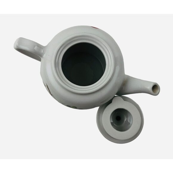 BIA Cordon Bleu Ceramic Teapot Cherry Grape Design Lid Handle Spout Brazil - Picture 5 of 10